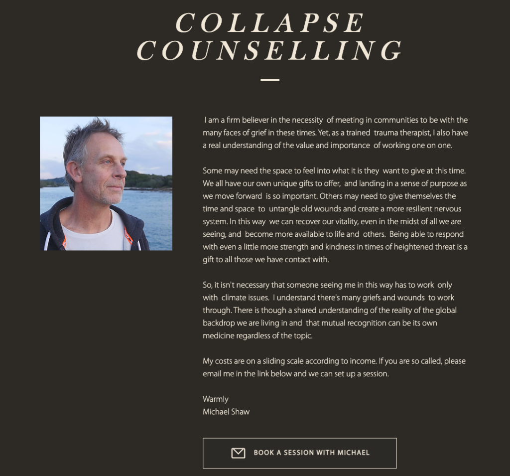 collapse counselling